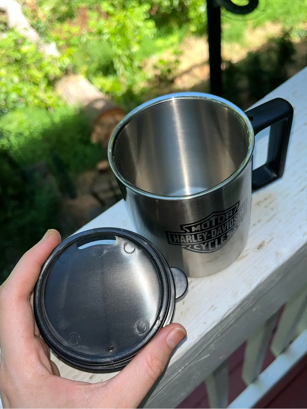 Vintage Harley Davidson Motorcycle Stainless Steel Mug